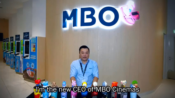 MBO影院的首席执行长Cheah Chun Wai拍片透露公司目前状况。