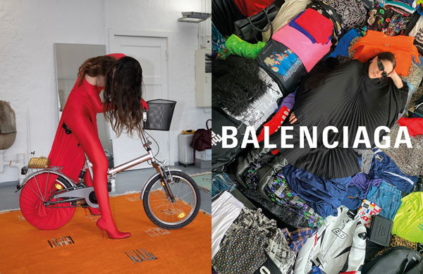 Balenciaga邀请品牌好友在自宅拍摄秋冬广告，展现出疫情下的隔离人生。