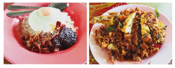 Nasi Lemak和香料炸鸡也是店内人气美食，由Mak Long的亲戚烹调，其他小炒则由Mak Long的妹妹负责烹调。