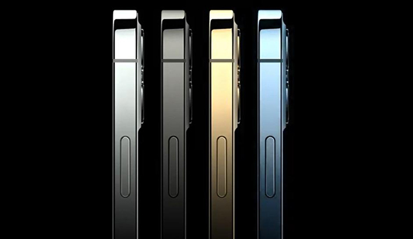 全新支援5G上网的iPhone 12 Pro，共有四种颜色，太平洋蓝为全新配色。