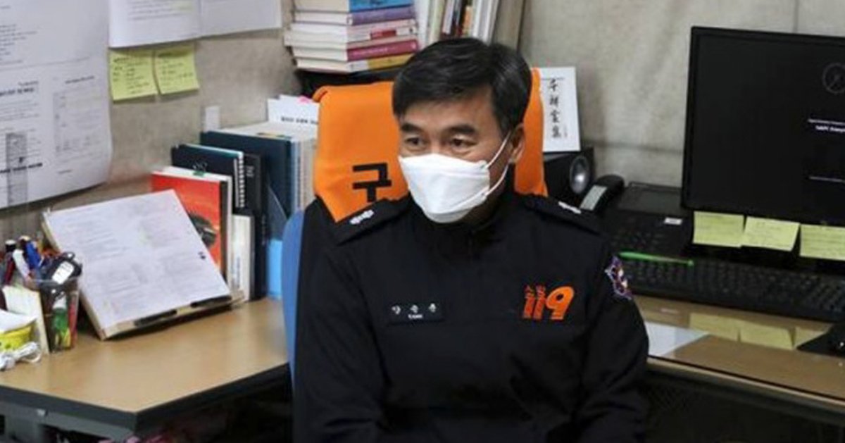 韩国消防员杨承春。