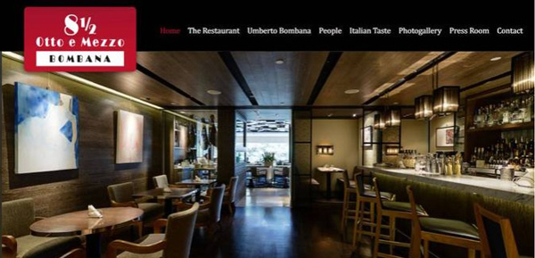 香港最有名的“富豪餐厅”米其林三星意大利餐厅“8？ Otto e Mezzo BOMBANA”。