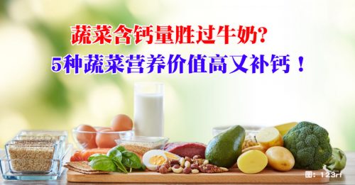 【健康百科】蔬菜含钙量比牛奶高？