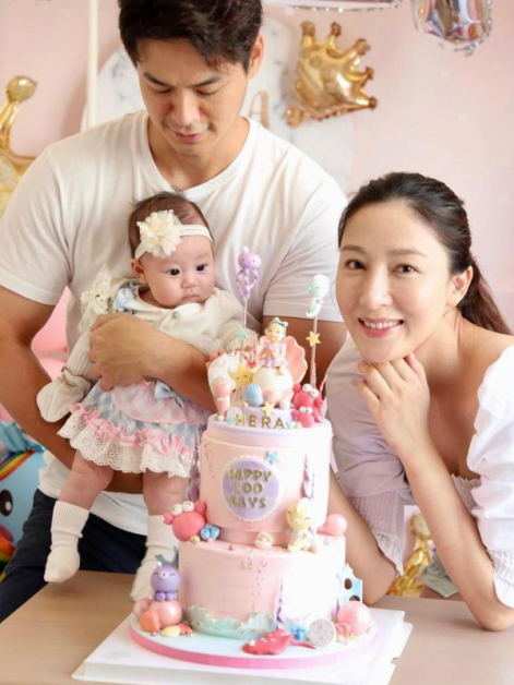 罗子溢、杨茜尧今年4月中荣升父母。