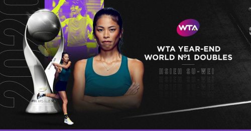 WTA年终排名  谢淑薇双打第一