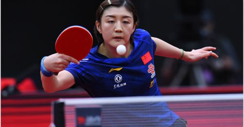 ◤女子世界杯乒乓赛◢陈梦成就一个大梦