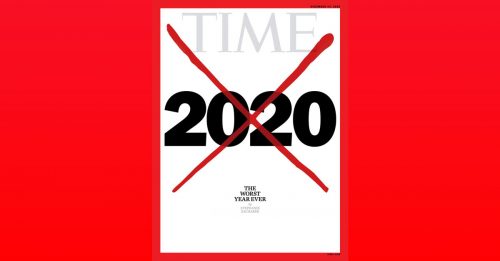 2020“最糟糕一年” 《时代周刊》封面大打叉