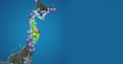 日本东北外海5.5级地震 新干线一度停驶