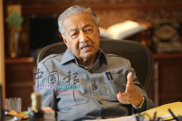 马哈迪强调，若安华将他排除在外，将失去马来人的支持，不会输。