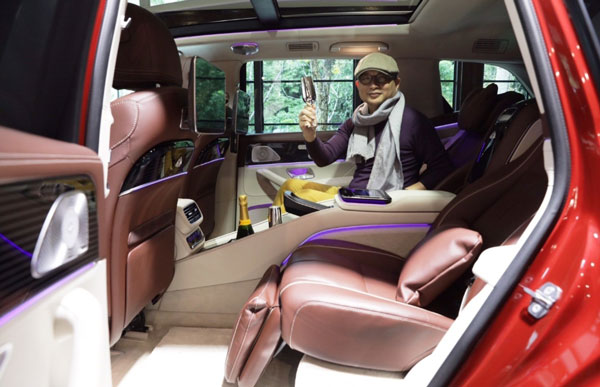 Mercedes-Maybach GLS内装极尽奢华。资料照片