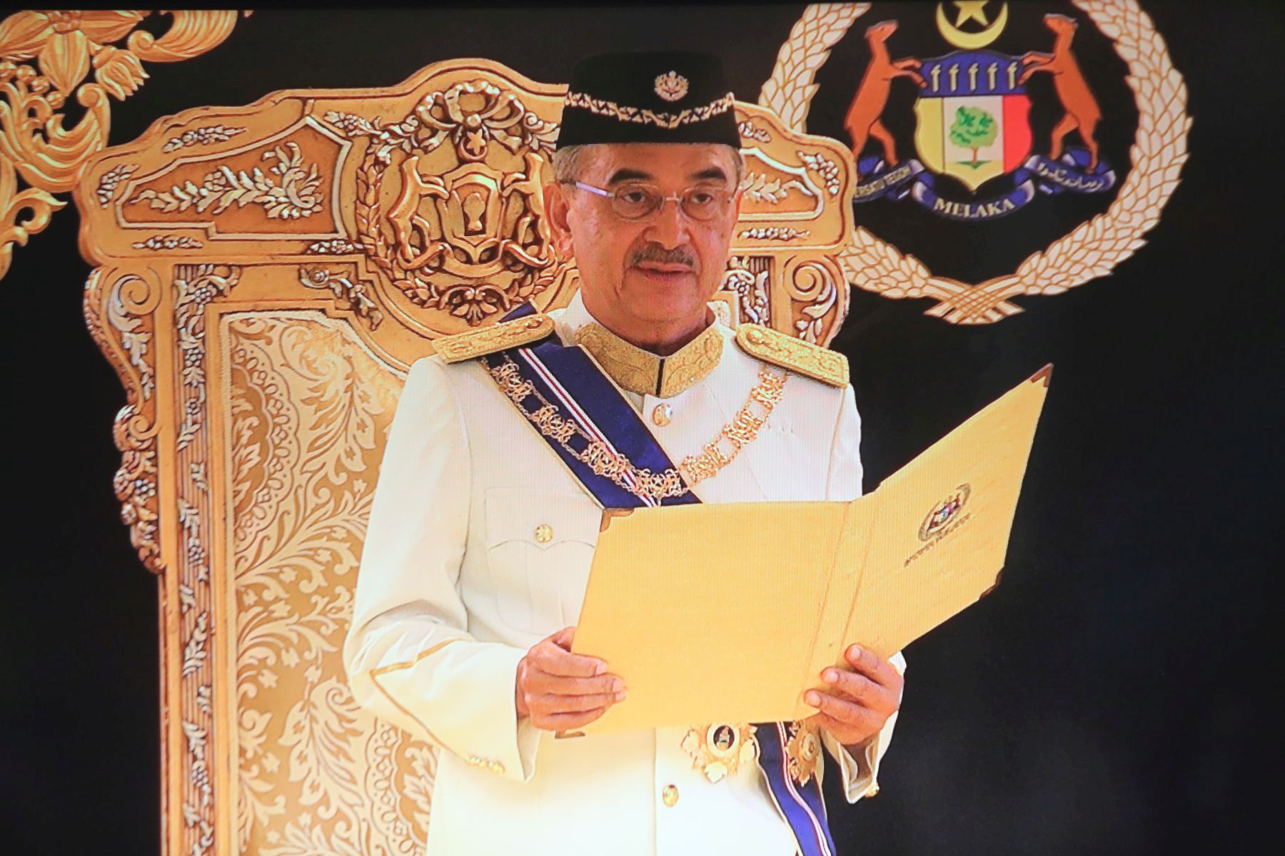 敦莫哈末阿里宣誓为甲州第7任州元首。