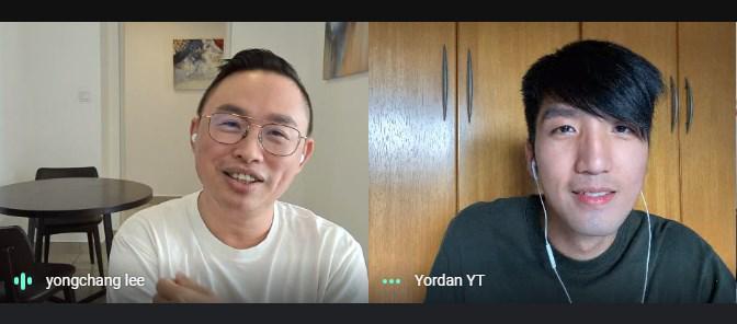 导演李勇昌(左)和演员原腾(右)将于下月举办线上分享会,与大家分享娱乐圈的生存之道。