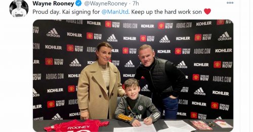 ◤英超◢ 鲁尼11岁儿子　加入曼联青训
