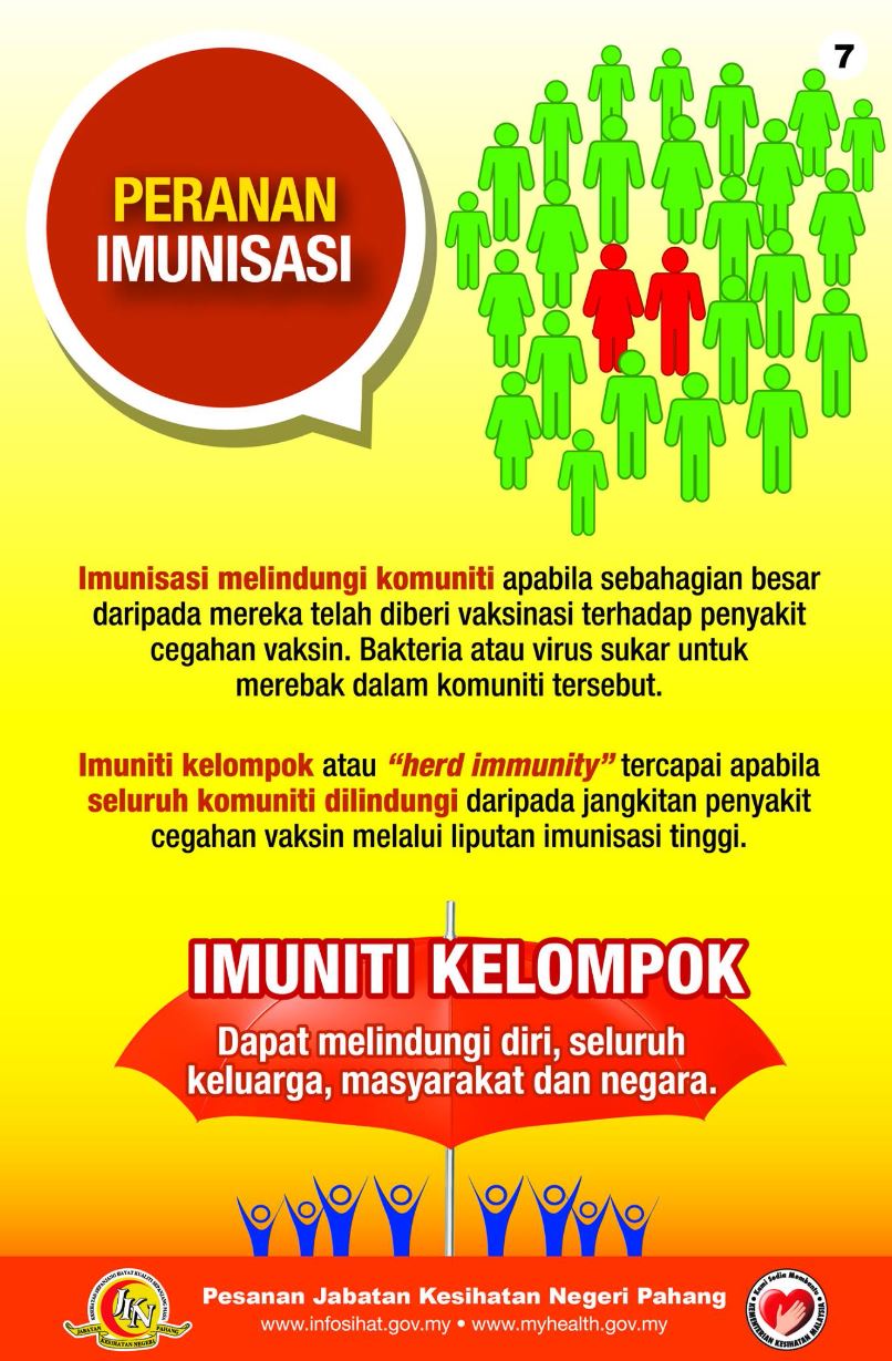 卫生部：“群体免疫”可保护个人、家人、社会和国家免于染疫。