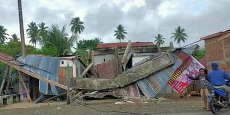 马杰内县有房屋倒塌。