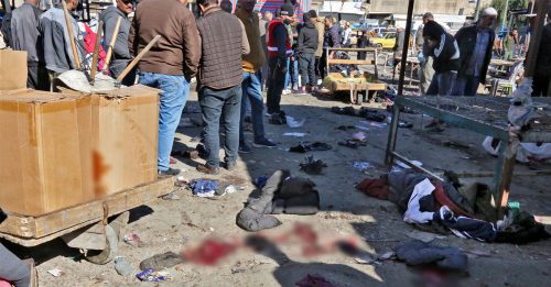 市集遭自杀式袭击 巴格达28死73伤