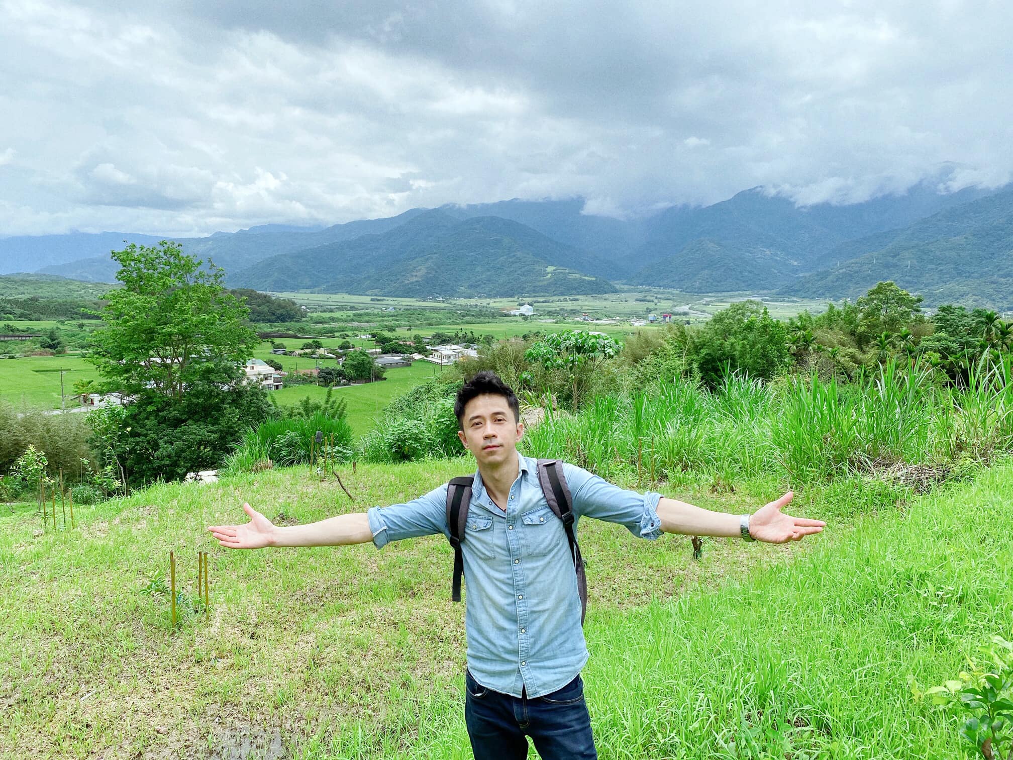 崇尚大自然的光良,有意打造自己心目中的休憩园区。(光良FB)