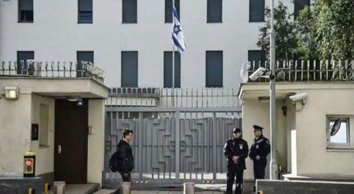 以色列驻新德里大使馆外观。