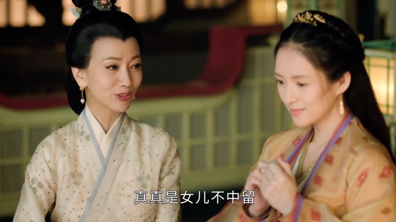 赵雅芝（左）和章子怡在《上阳赋》扮演母女。
