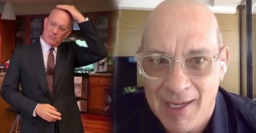 汤汉斯复工 光头吓到小孩