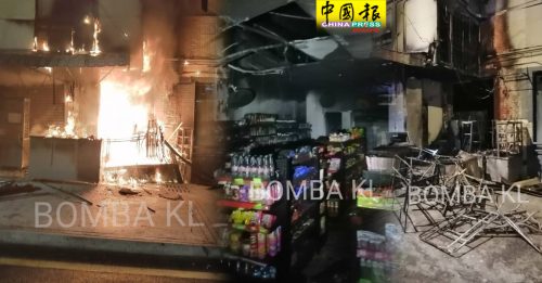 熟食档失火  液化石油气桶险酿大祸