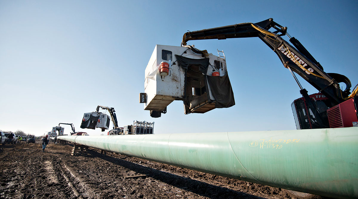 基石输油管项目原预期每天运送83万桶原油。