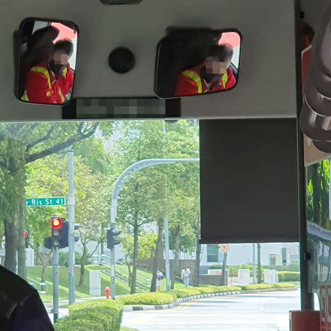 前进巴士公司解释，该名车长因没见过乘客把口罩戴在面纱底下，以为这是不能接受的口罩穿戴法，冒犯了乘客。（取自面书）
