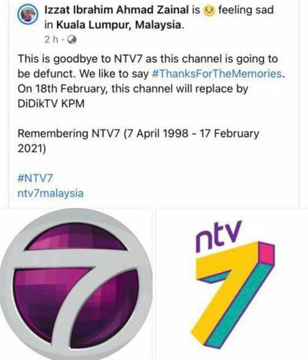 网民认为,ntv7往后将不复存在。