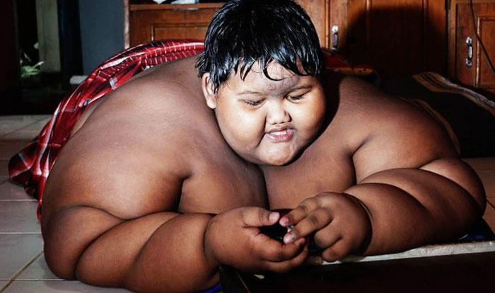 帕马纳曾经胖到191公斤，一度被封为“世界最胖弟”。