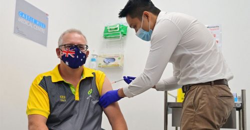 ◤全球大流行◢ 澳洲疫苗提前开打 总理莫里森接种