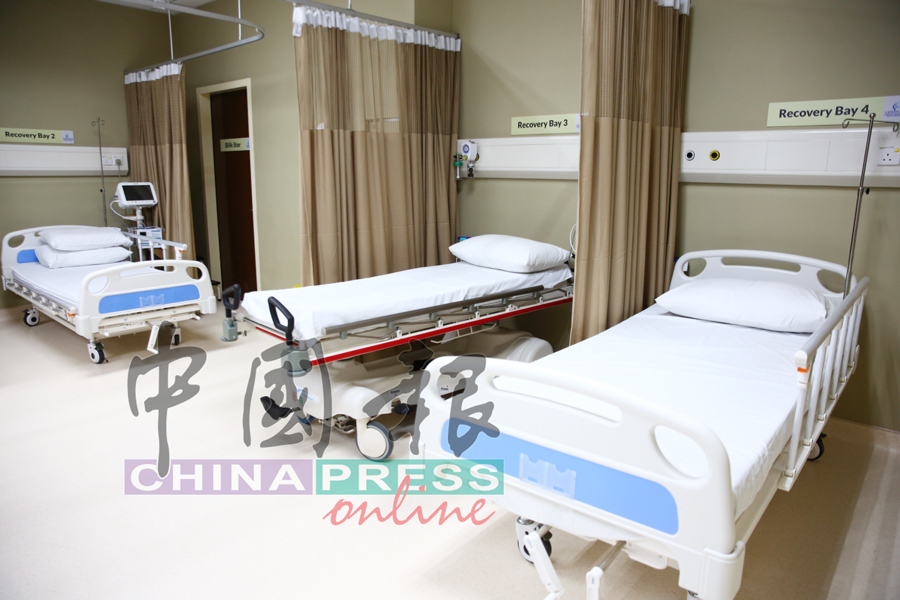 新落成的双溪毛糯医院核磁共振成像中心设备齐全，也有足够病床让病患休养。