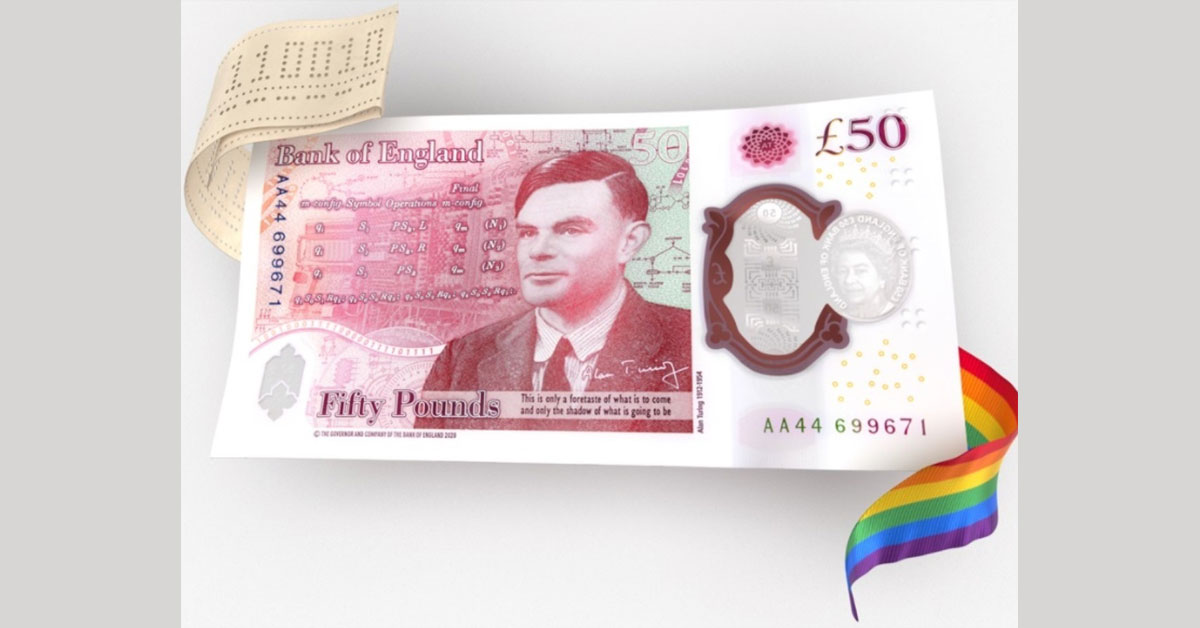 50英镑新钞设计。