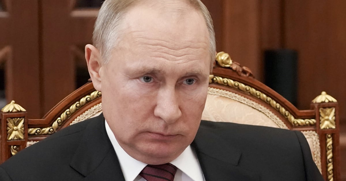 俄罗斯总统普汀24日在克里姆林宫一项会议上发言。（欧新社）
