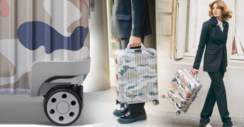 ◤新装品◢迷彩行李箱 功能升级更好推拉