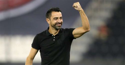 ◤卡塔尔联赛◢ 继蔗拉助骑兵夺冠后  哈维也成为联赛冠军教练