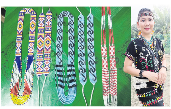 这是伍玉恬的毛律族合作伙伴Vee。充满传统气息的珠饰虽然精致，却未必能被现代人所接受。