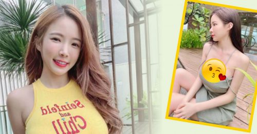 23岁大马性感DJ 辣坐路边泄春光