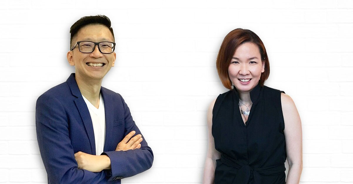 孙德俊(左起)和叶卡拉携手合作,提供市场与数据相关产品。