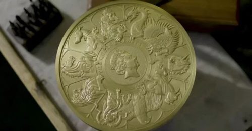 皇家铸币厂1135年以来 最巨大金币 10公斤重