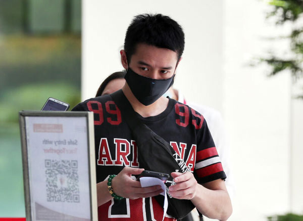 21岁的陈俊远周四被判监。（图/海峡时报）
