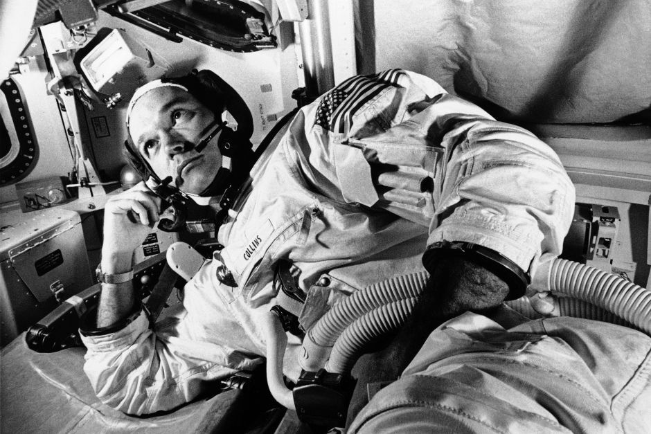 阿波罗11号登月任务太空人柯林斯。