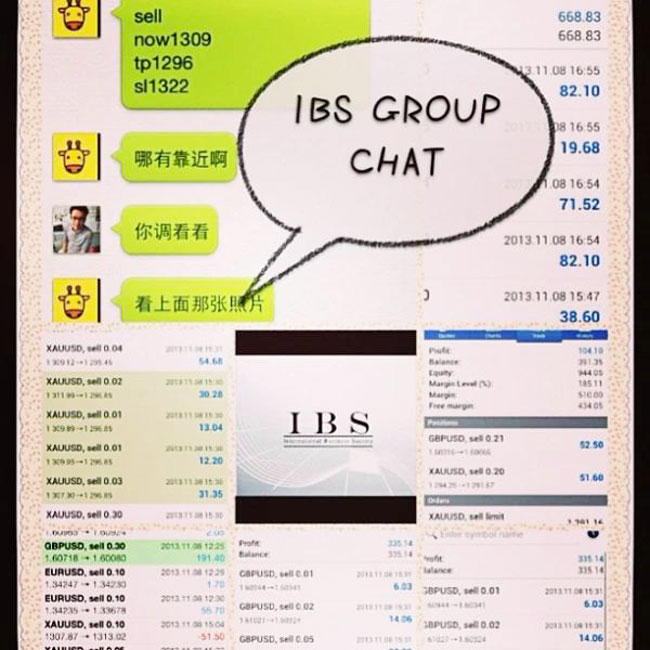 IBS集团高层及领袖当时在网上发布的投资套利证明。