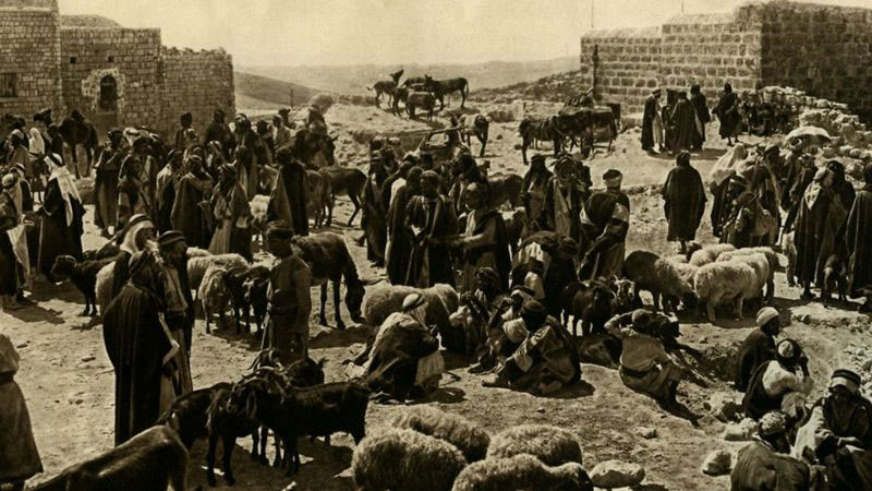 20世纪初的伯利恒，当年阿拉伯人占多数。