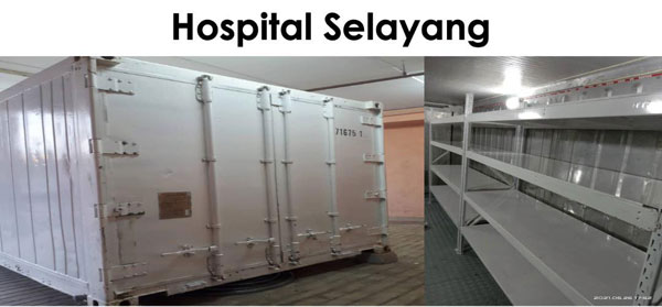国内5家医院已准备特别货柜，来存放大体。