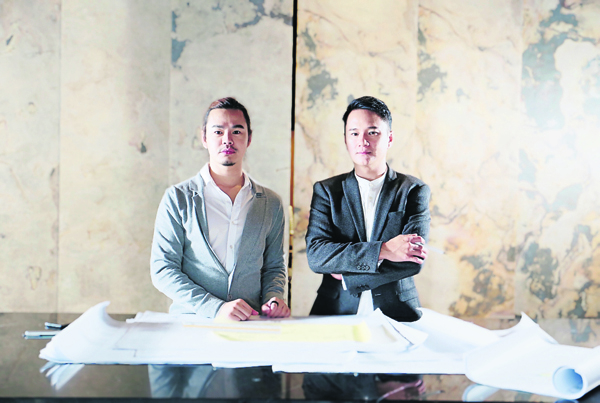 S/LAB10设计总监汪广昊（左）和沈橏纬（右）