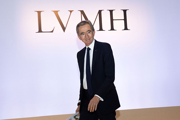 法国奢侈品龙头路易威登集团（LVMH）的总执行长阿诺特。