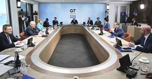 G7公报 首提台海和平 批评 香港 新疆 人权