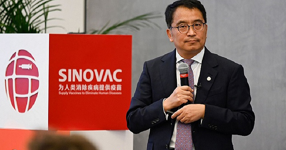 中国科兴生物技术公司董事长尹卫东。