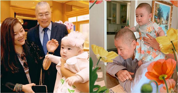 孙颖去年11月为刘诗昆诞下女儿贝贝，刘诗昆有女万事足。