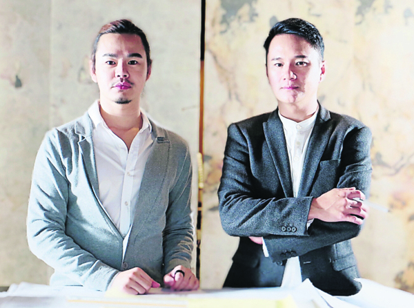 ■S/LAB10设计总监汪广昊（左）和沈橏纬（右）